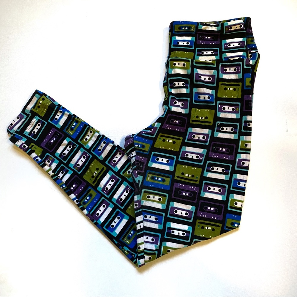 Lularoe cassette tape leggings